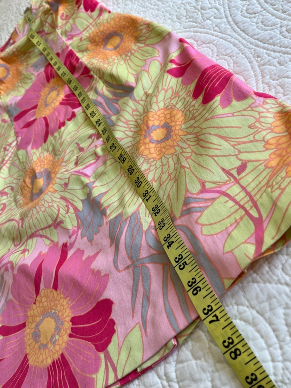 Talbots Petites Sleeveless Sheath Dress Multi Floral Pink Green Womens 10 Preppy - Picture 15 of 17